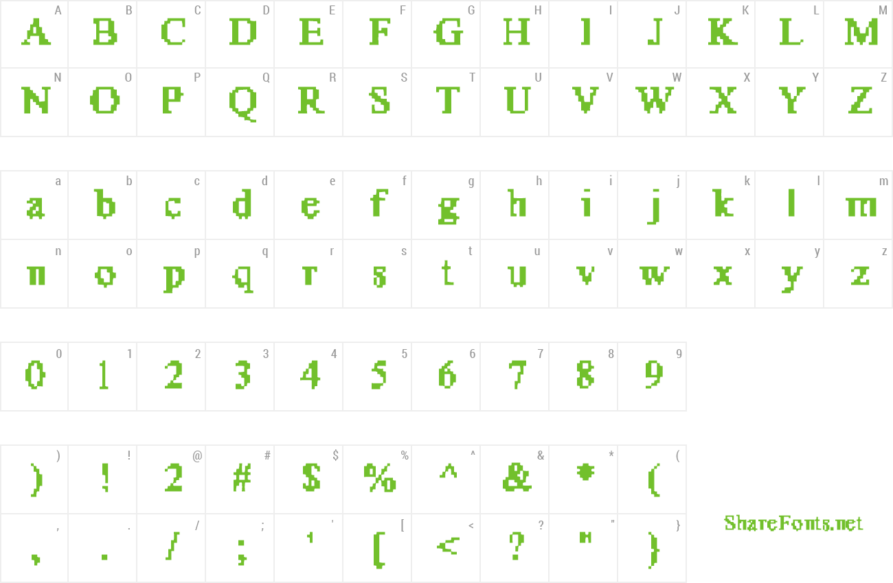 Font Son Of X51 preview